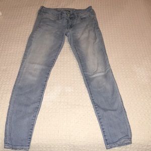 American eagle jeans skinny size 0